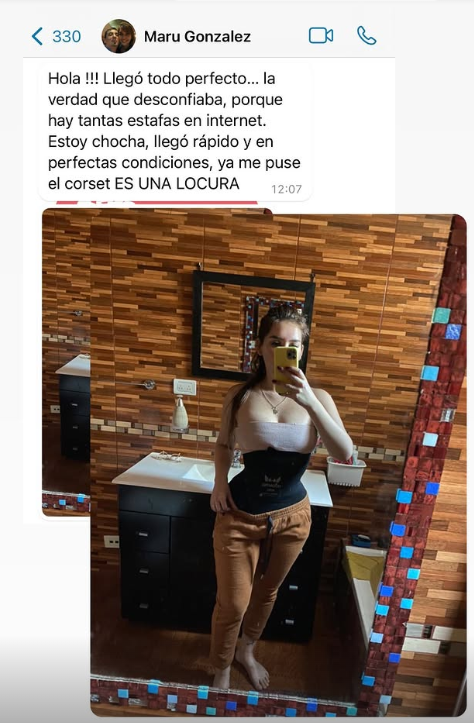 Captura de cliente mayorista Hannah Lingerie 1